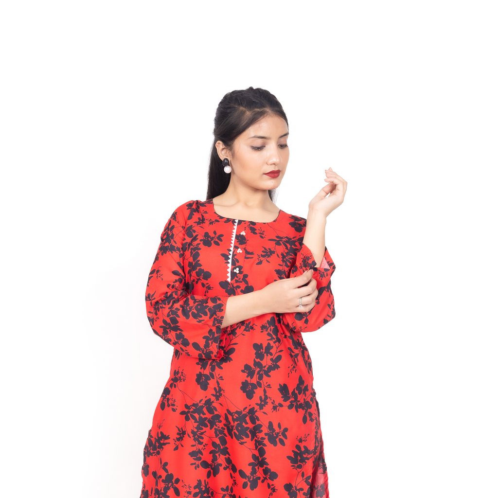Crimson Charcoal Bloom Set