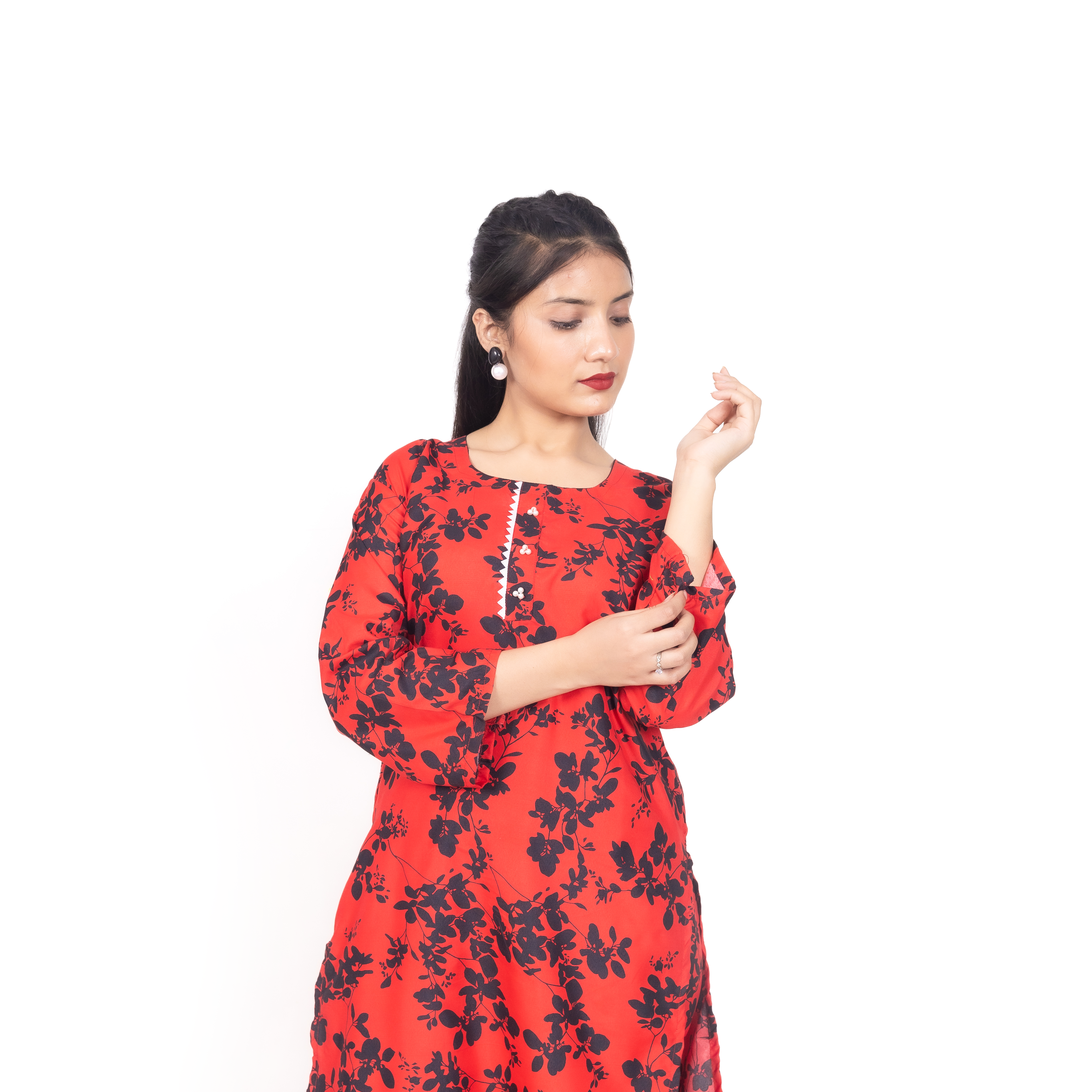 Crimson Charcoal Bloom Set