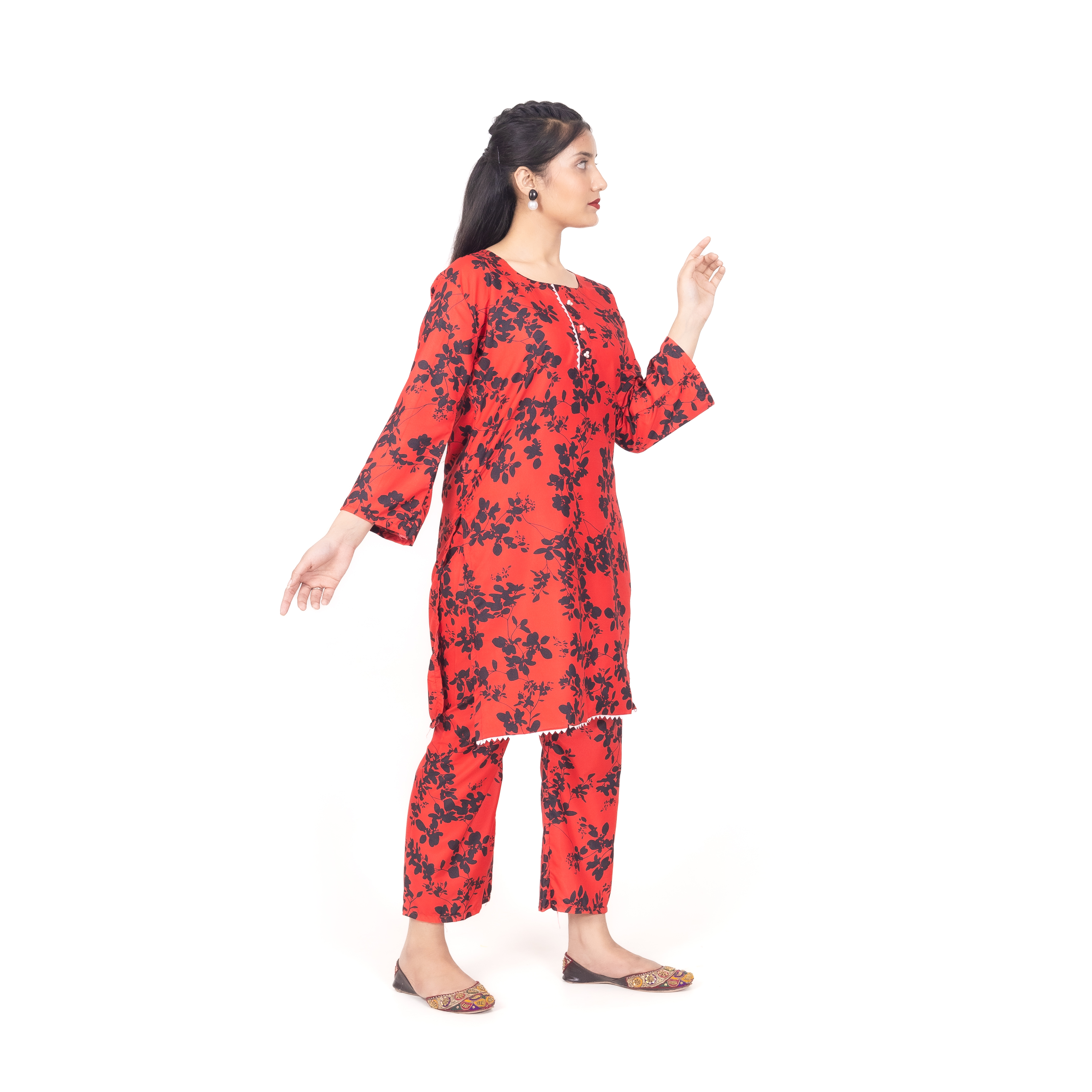 Crimson Charcoal Bloom Set
