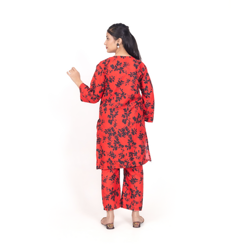 Crimson Charcoal Bloom Set