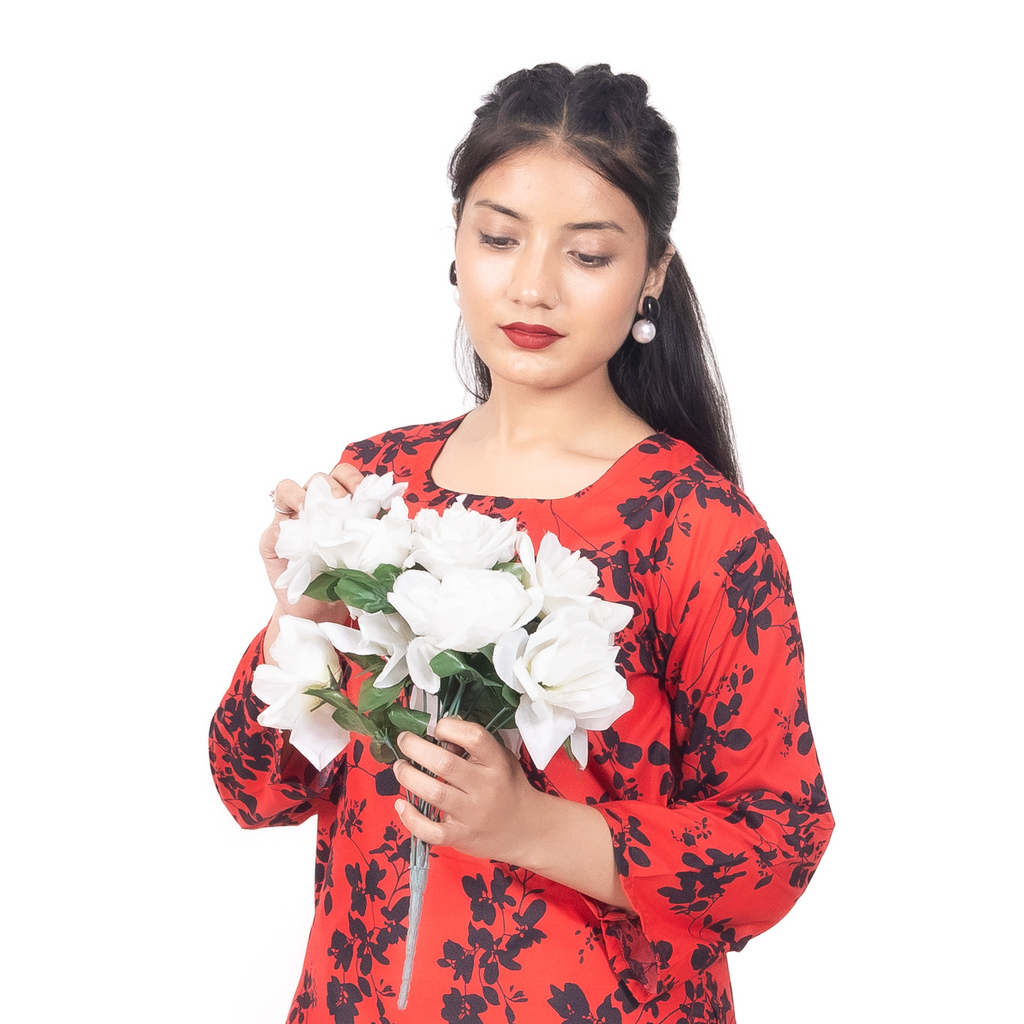 Crimson Charcoal Bloom Set
