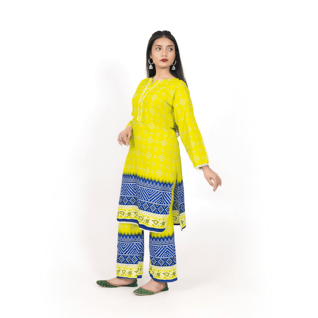 Bandhani Print Co - ord Set - LUNA LIBAS