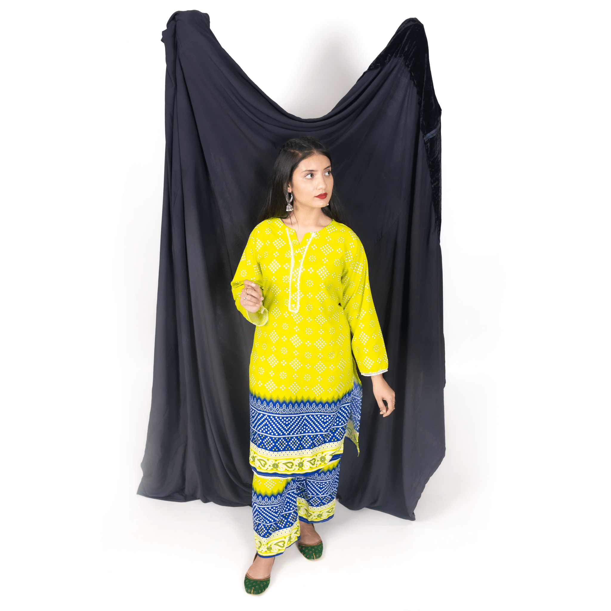 Bandhani Print Co - ord Set - LUNA LIBAS