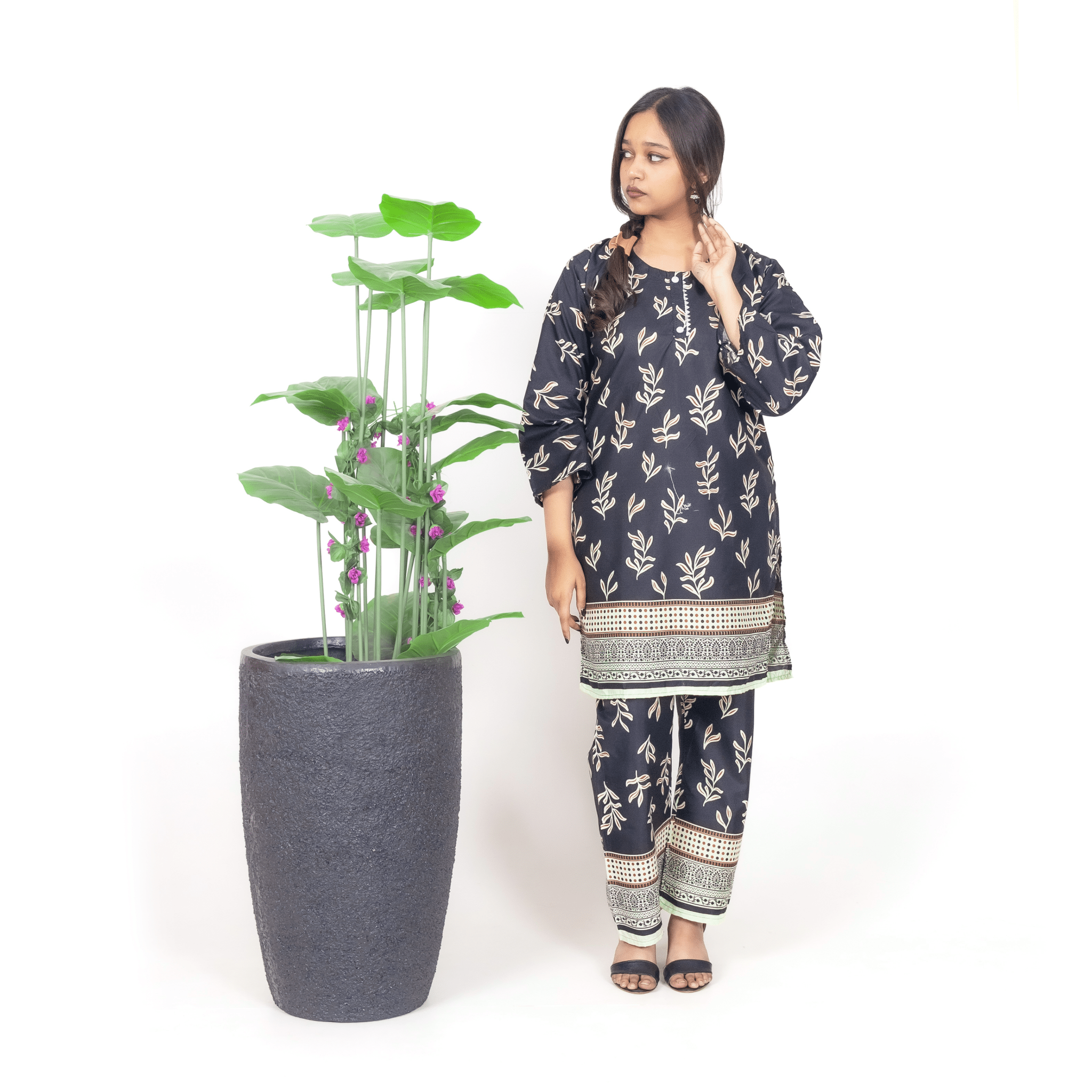 Dusk Leaf Co - ord Set - LUNA LIBAS