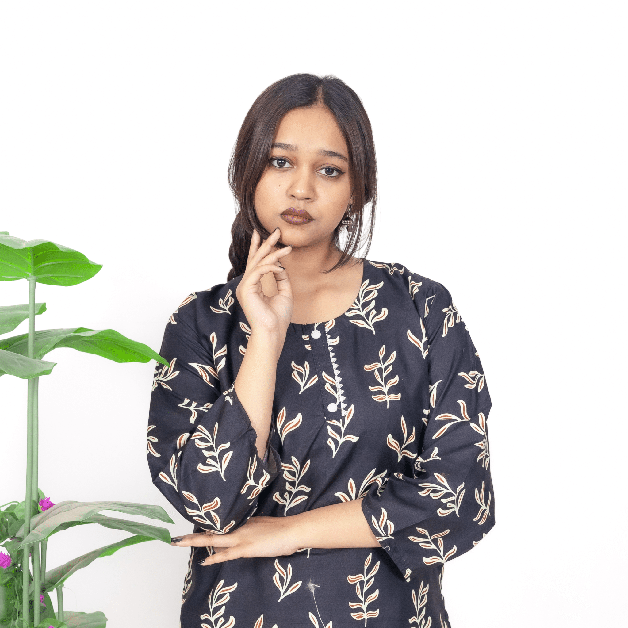 Dusk Leaf Co - ord Set - LUNA LIBAS