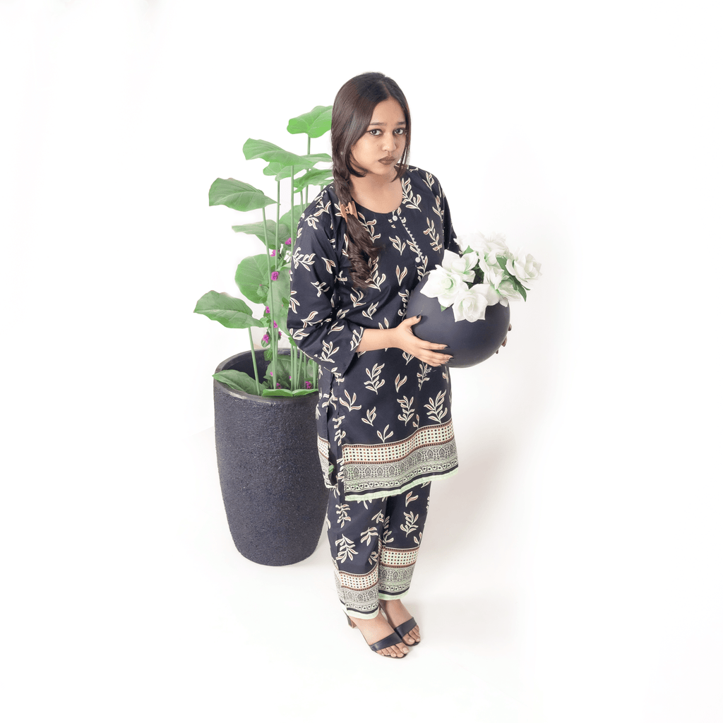 Dusk Leaf Co - ord Set - LUNA LIBAS
